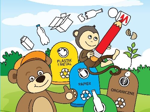 Kolorowanki ekologiczne. Segregacja śmieci