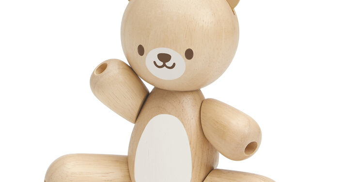 Drewniana figurka Miś, Plan Toys